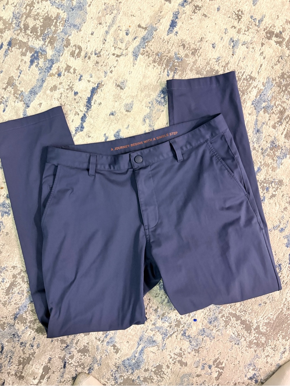 Rhone Men's Navy Slim fit commuter Pants size 32